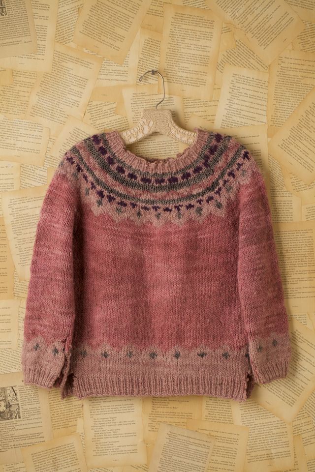 Vintage Pink Fair Isle Sweater | Free People