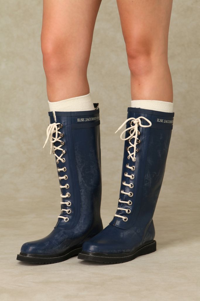 lace rain boots