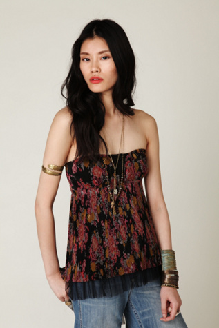 printed tube top
