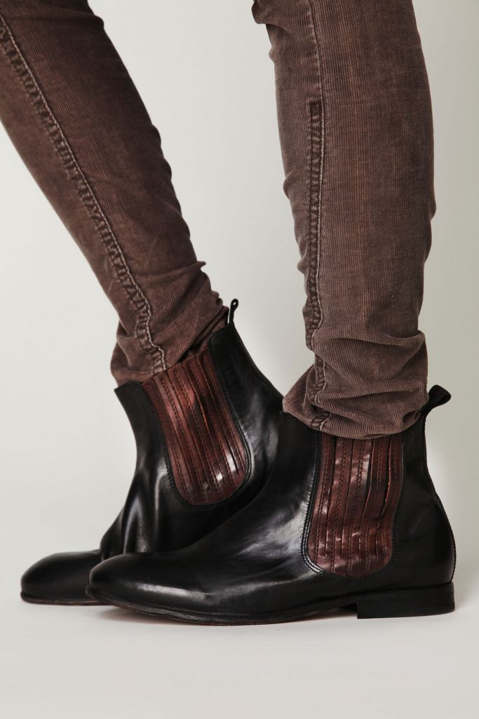 two tone chelsea boot