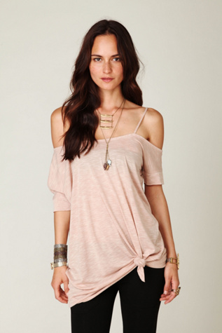 free people off the shoulder tunic