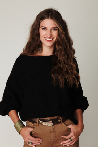 sweater shoulder