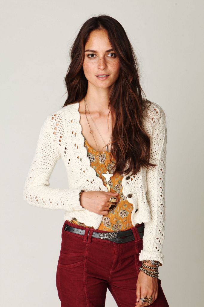 open stitch summer cardigan