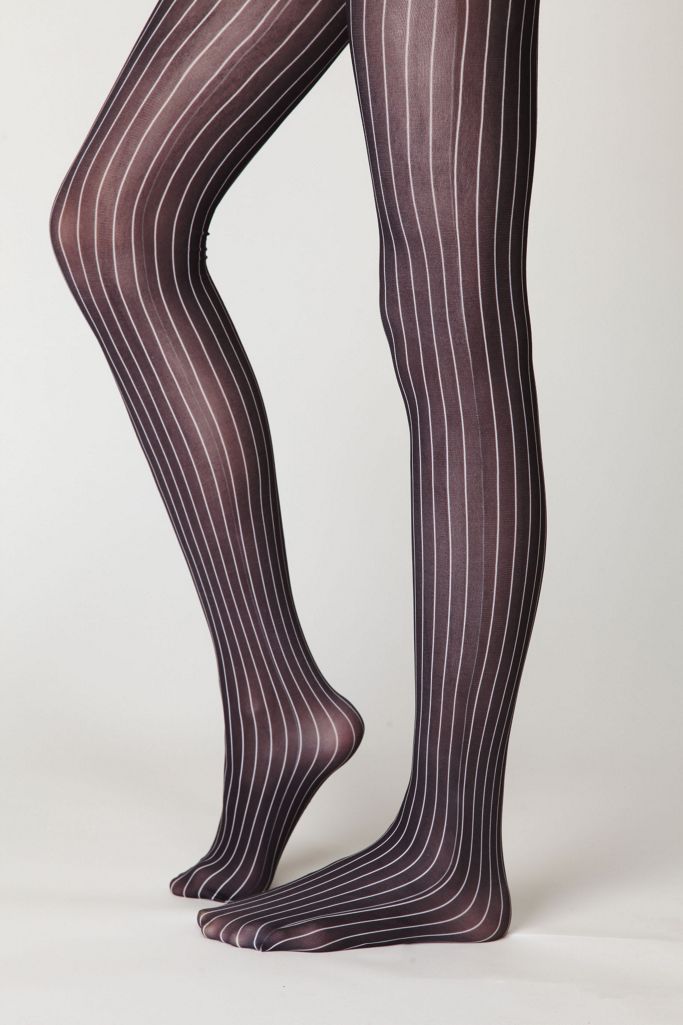 aimn grey stripe tights