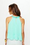 flower sheer top