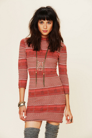free people striped sweater dress