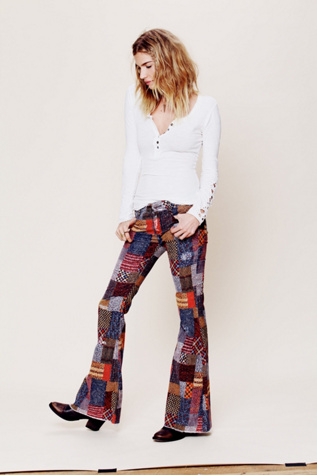 free people corduroy flare pants