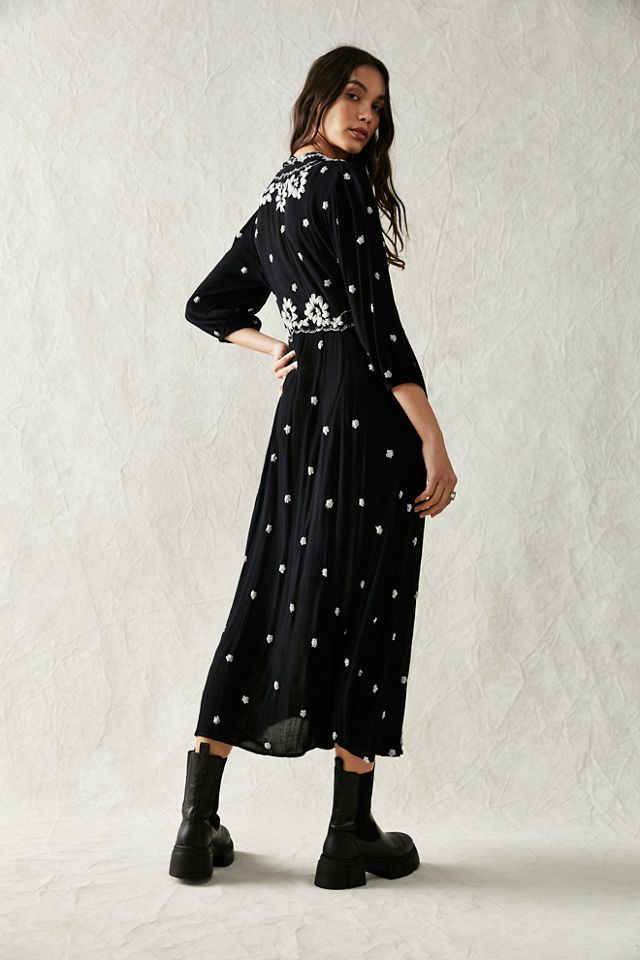 moon embroidered dress ASHLEYlauren 4796 Hand Beaded Cocktail Dress