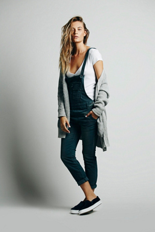 free people skinny overalls