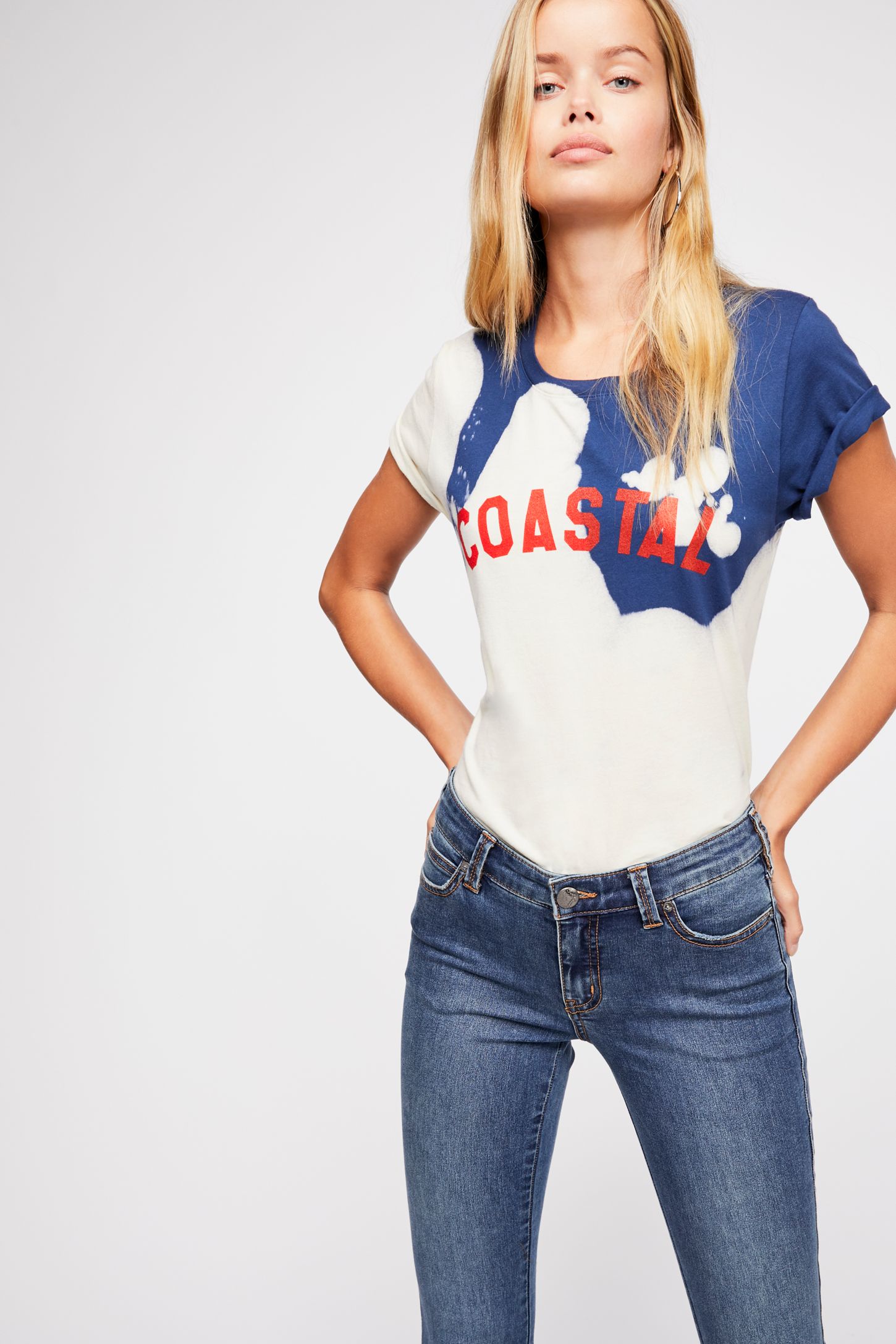 Slide View 4: Denim Super Flare Jeans