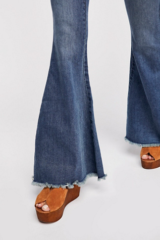 free people denim super flare jeans