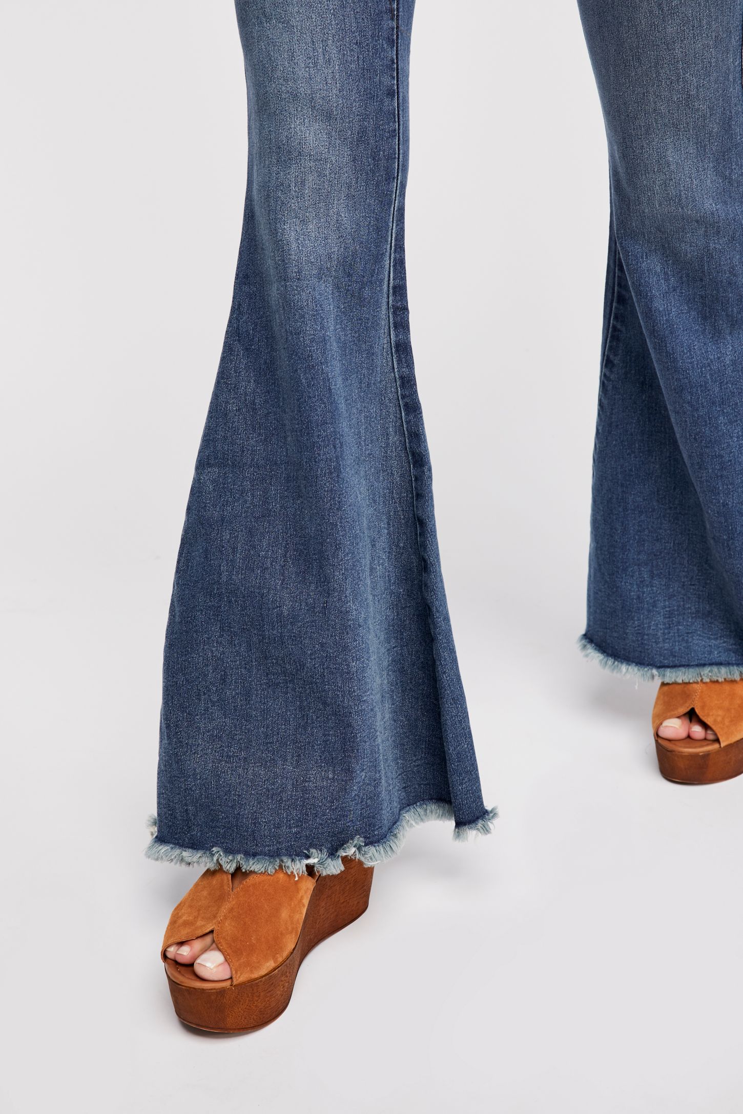 Slide View 5: Denim Super Flare Jeans