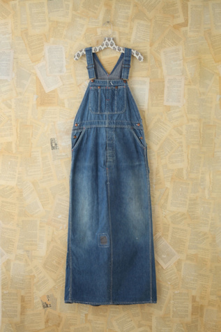 vintage overall dress