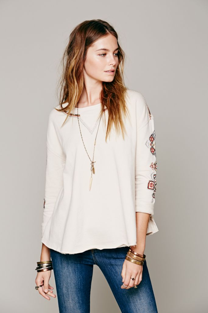 easy v pullover free people