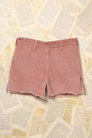cut off corduroy shorts
