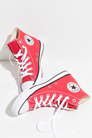 Free People Chuck Taylor All Star Hi Top Converse Sneakers. 1