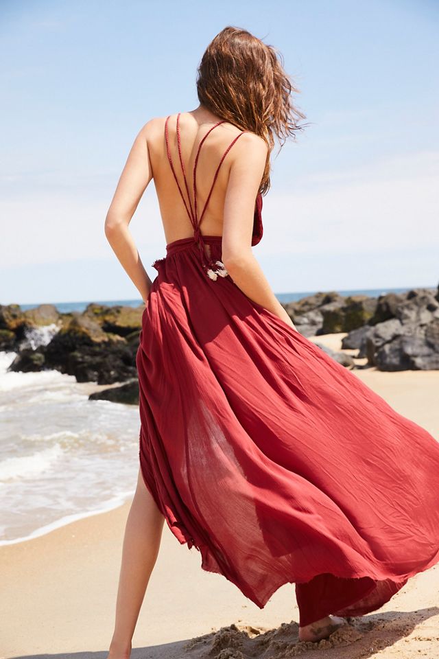 Turning Up The Temperature Maxi  Bandeau maxi dress, Free people