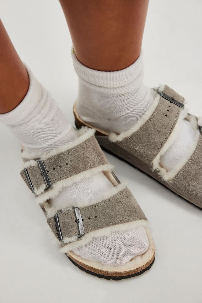 birkenstock arizona shearling size 38
