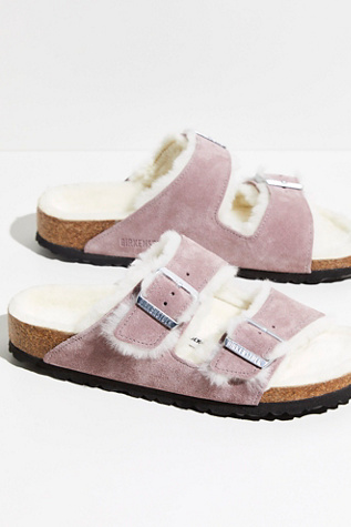 arizona shearling birkenstock sandal