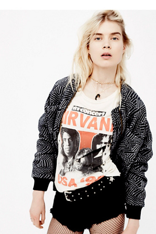 free people nirvana t shirt