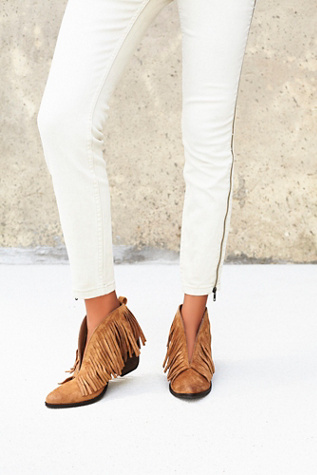 coconut fringe boots