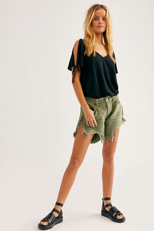 one teaspoon khaki shorts