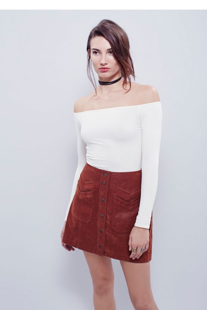 Off TheShoulder Solid Top Free People