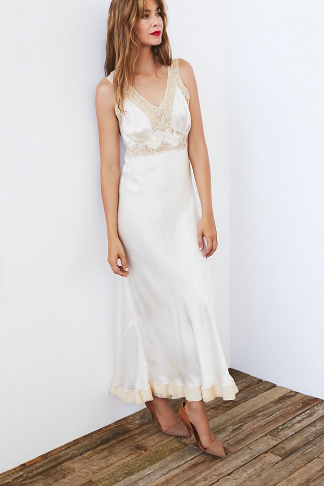 vintage lace maxi