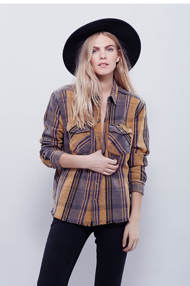 free people flannel jacket