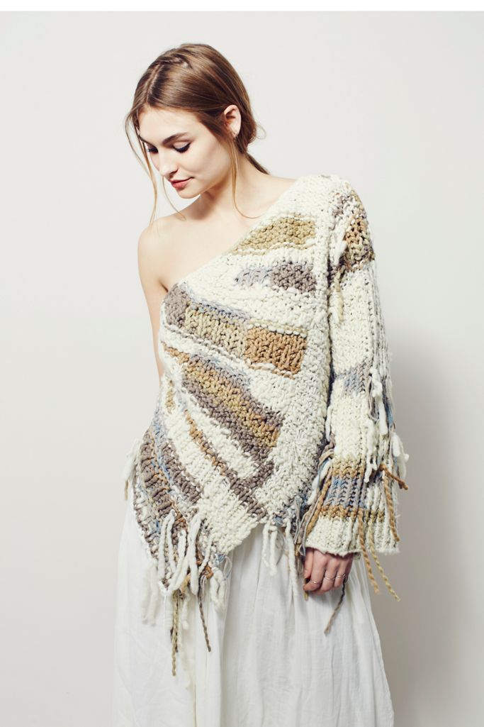 Cumulus Off Shoulder Sweater Free People
