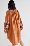 in the clear embroidered maxi