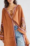 in the clear embroidered maxi