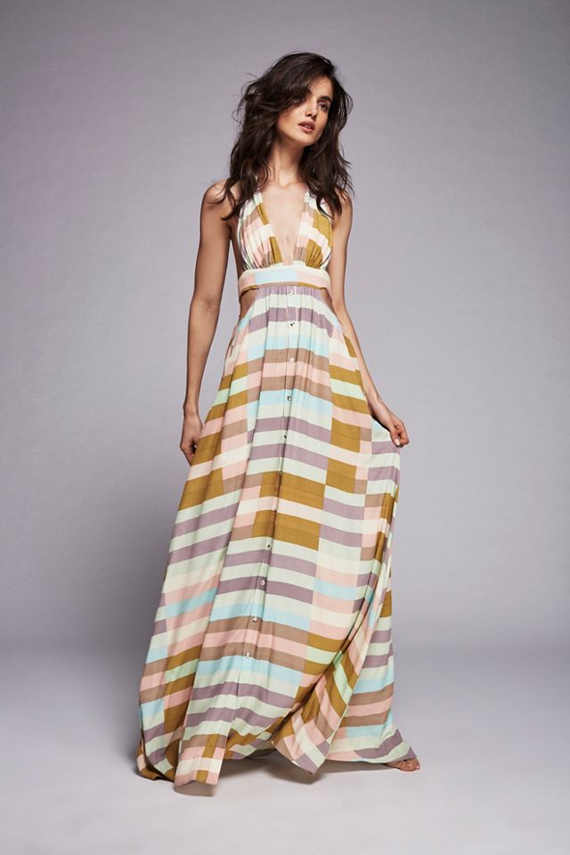 Wrap Top Maxi Dress Free People