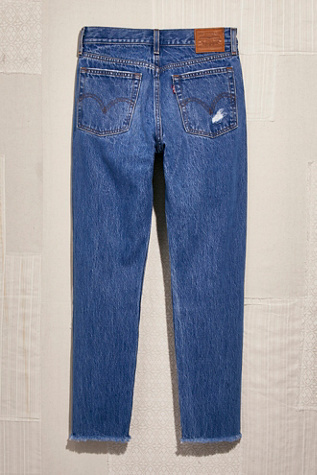 levi's wedgie high rise tapered leg