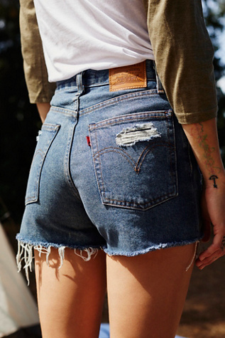 Levi's High-Rise Wedgie Cutoff Shorts | Free People