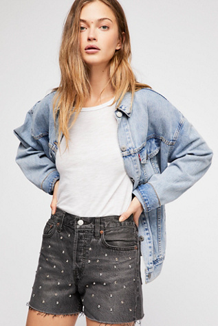 free people levi shorts