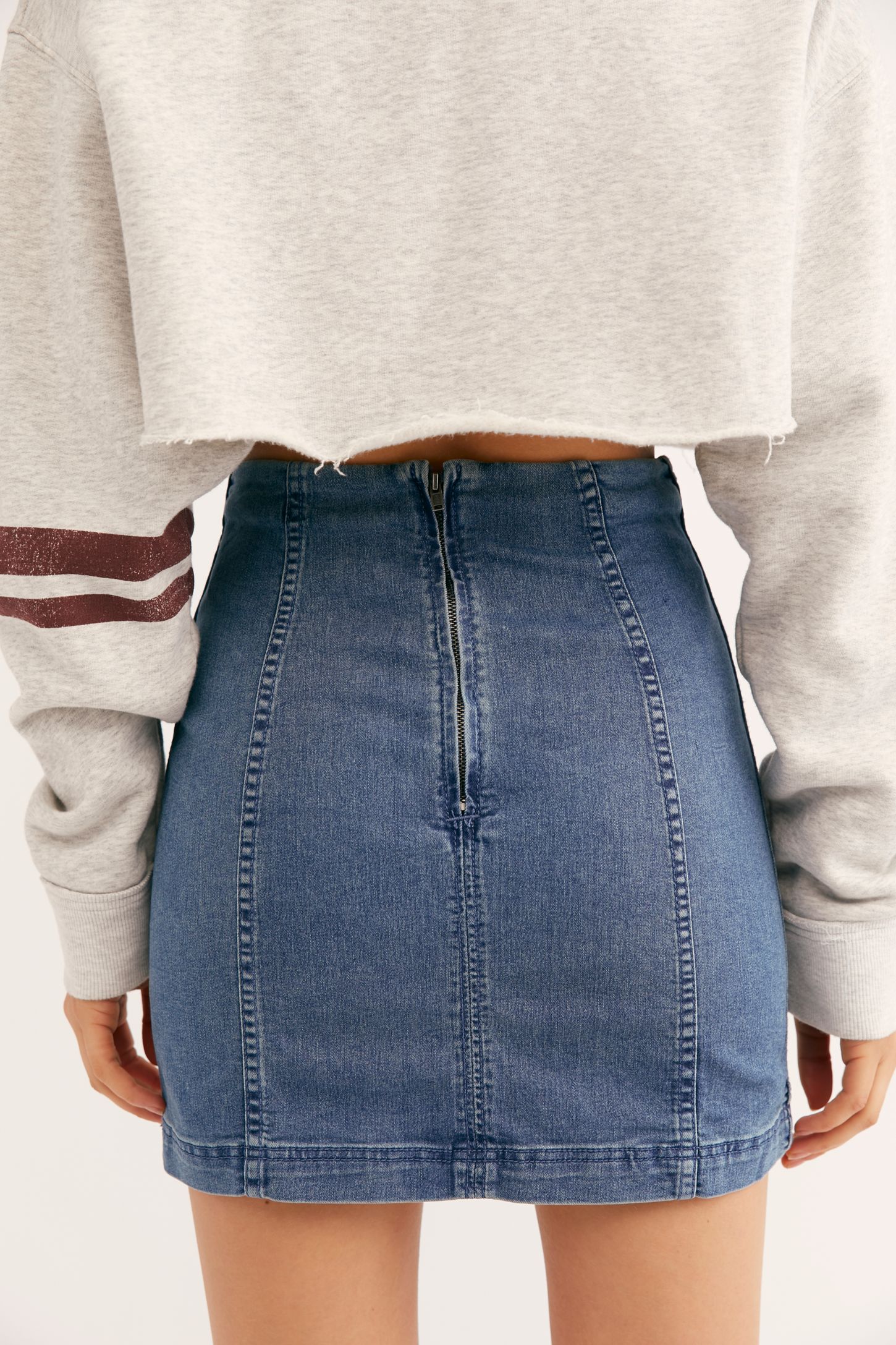 Slide View 3: Modern Femme Denim Mini