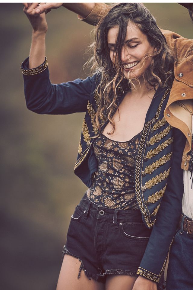 Embellished Band Jacket Free People