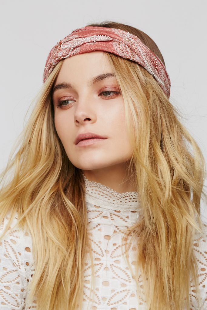 Beaded Gauze Wideband | Free People