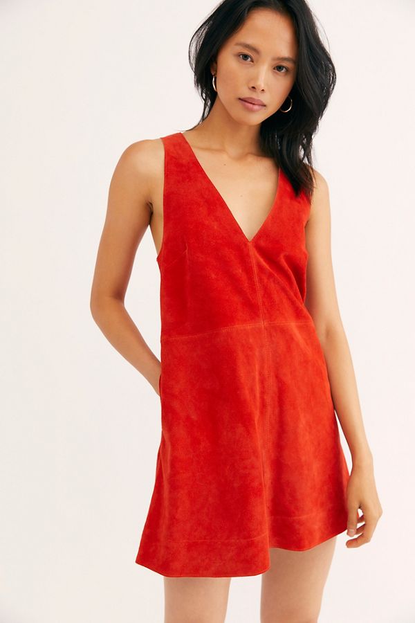 Retro Love Suede Mini Dress Free People