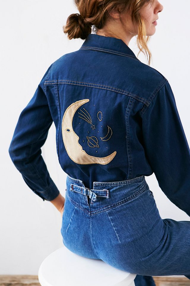 free people denim shirts