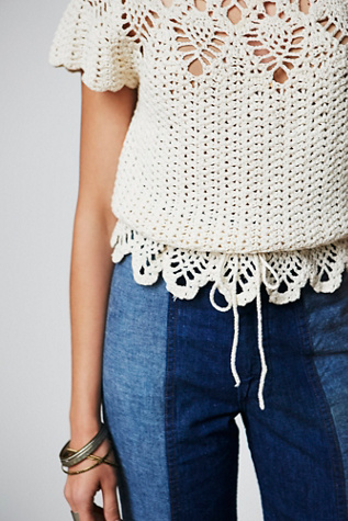 free people crochet top