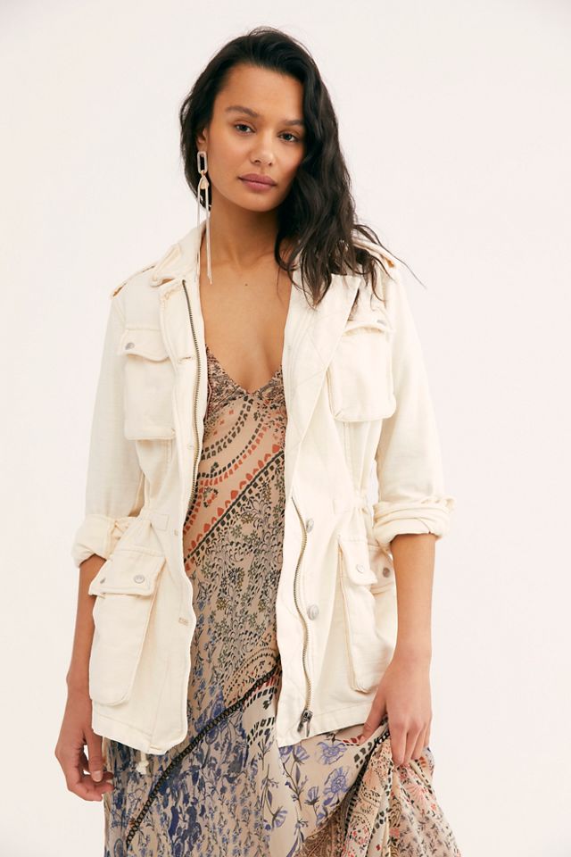 Free people not clearance your brother's surplus jacket