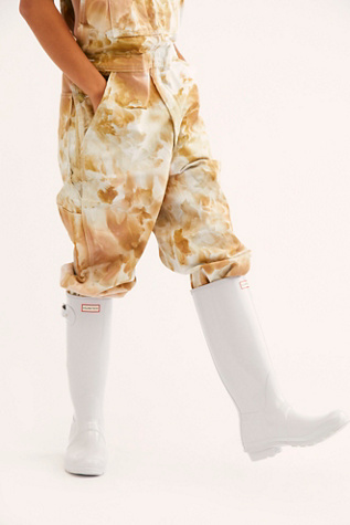 white hunter wellies