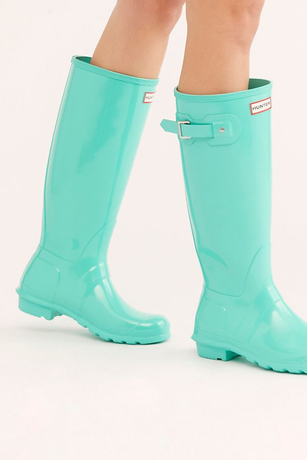 beige hunter wellies