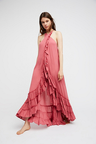 endless summer by free people ruffle maxi dress