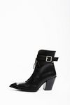 trevor boots in ivory leather