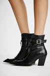 trevor boots in ivory leather