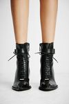 trevor boots in ivory leather