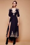 wrap gown lace styles